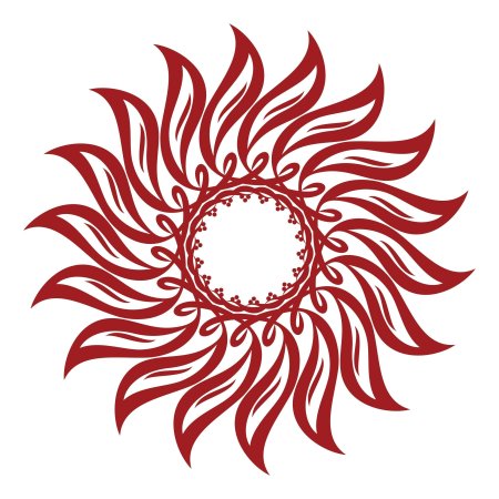 Орнамент солнце