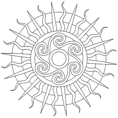 Славянская Мандала солнце