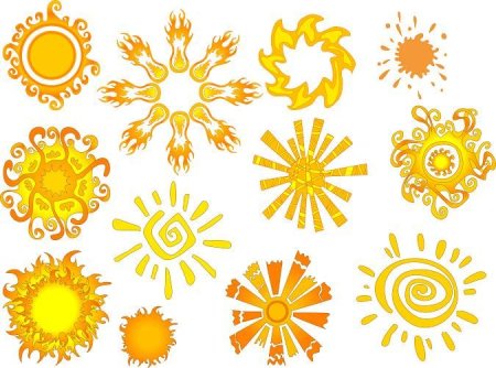 Рисование декоративное солнышко нарядись