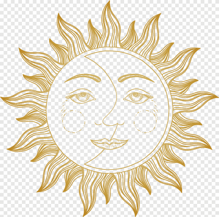 Солнце стилизация