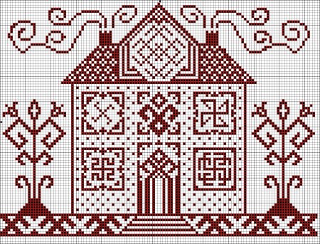 Белобог оберег вышивка