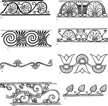 Растительный орнамент древнего Рима