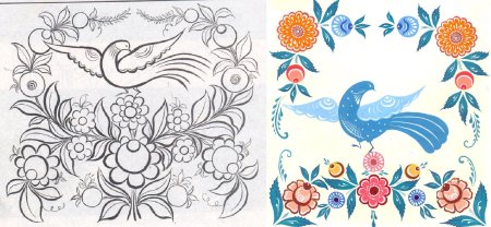 Русские узоры для рисования
