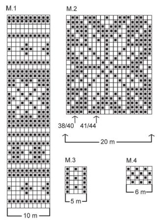 Узоры жаккард для носков спицами