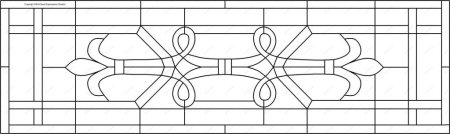 Орнамент Софии Киевской витраж
