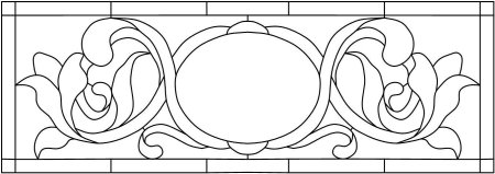 Витраж узор