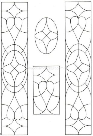 Витраж узор