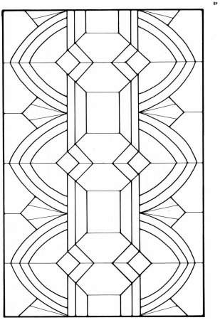 Геометрический орнамент несложный