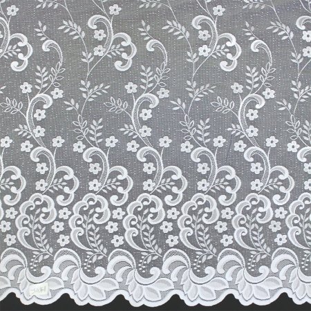 Тюль жаккардовый Lila белый 160 см