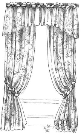 Эскизы штор