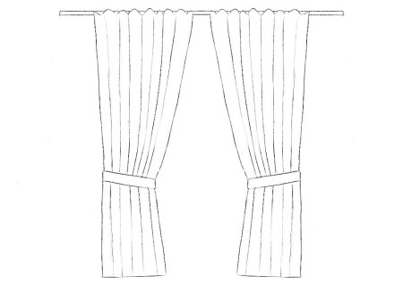 Шторы для раскрашивания