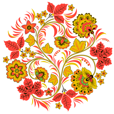 Русские народные росписи Хохломская