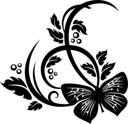 Трафарет узор