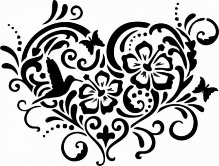 Трафарет узор