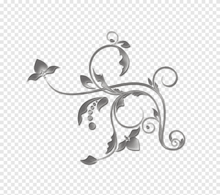 Серебристый металлический узор