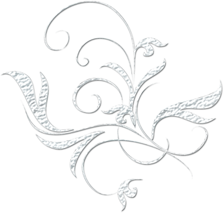 Белые узоры на прозрачном фоне