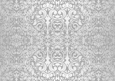 Белый фон с узорами