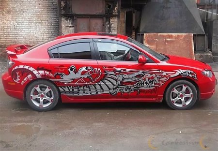 Автовинил на мазду 3