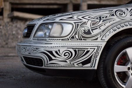 Аэрография Ауди а6 с6