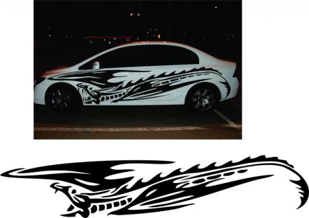 Виниловые наклейки на авто