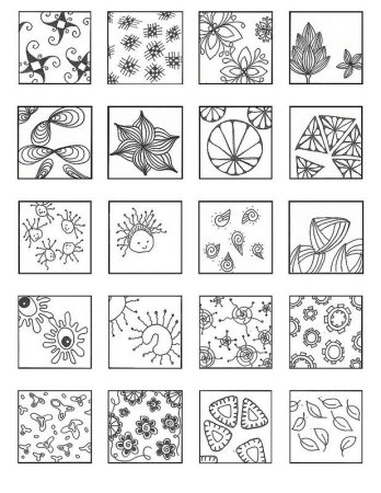 Графические узоры простые