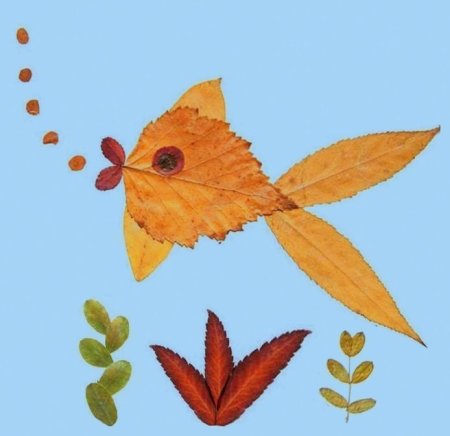 Поделки из листьев