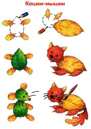 Поделки из листьев