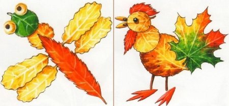 Фигуры из листьев 1 класс