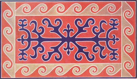 Войлочный ковер Арбабаш Дагестанский