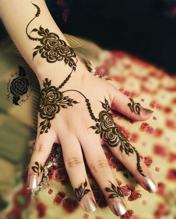 Узоры хной