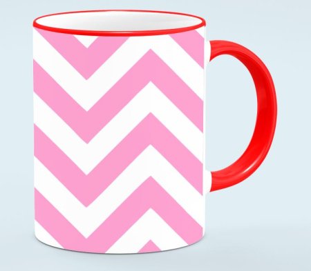 Кружка с геометрическим орнаментом