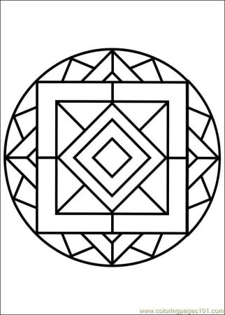 Растительный орнамент в круге