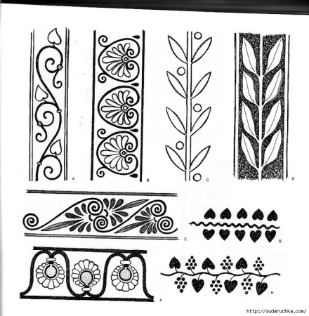 Принципы построения линейного орнамента