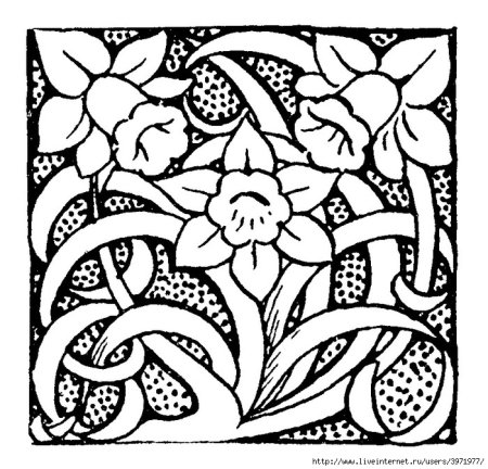 Замкнутый узор рисунки детей