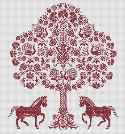 Вышивка дерево жизни
