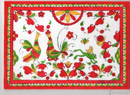 Северодвинская роспись пермогорская