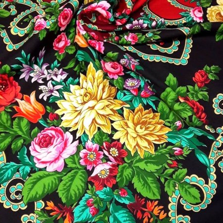 Павлопосадский платок цыганка аза