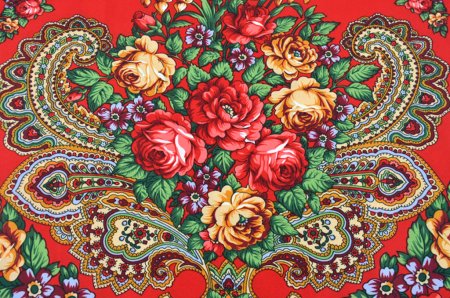 Павловопосадский расписной платок