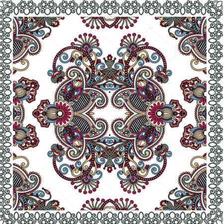 Орнаменты и узоры на платках