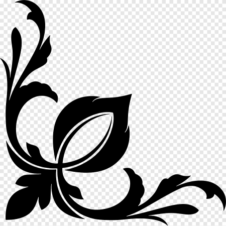 Угловой узор трафарет