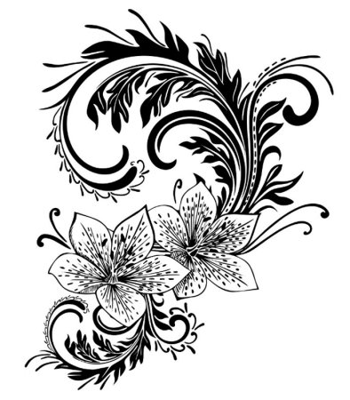 Цветочный узор