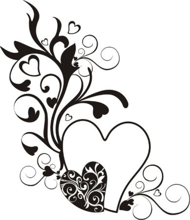 Трафареты для росписи свадебных бокалов