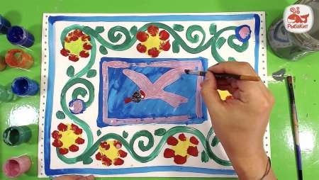 Орнамент для рисования детям