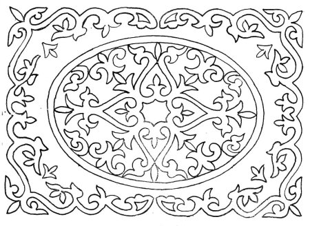 Хакасский орнамент раскраска