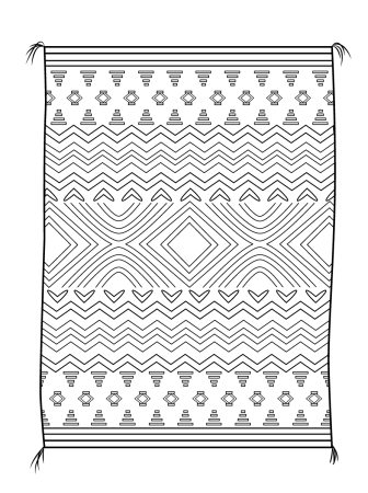 Нарисовать ковер