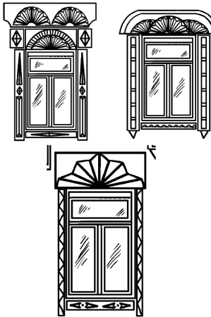 Домовая резьба для украшения дома трафареты окно