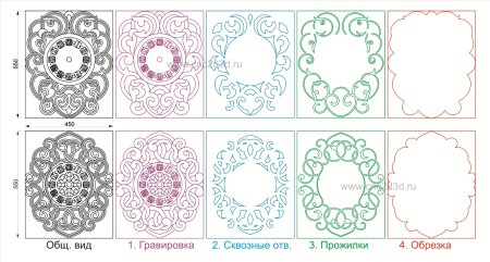 Векторные узоры для ЧПУ арткам