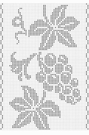 Виноградная лоза филейное вязание