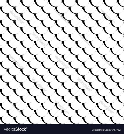 Чешуя черно белая