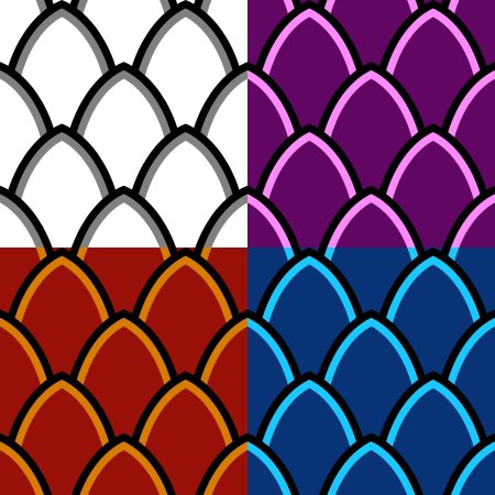 Чешуя вектор